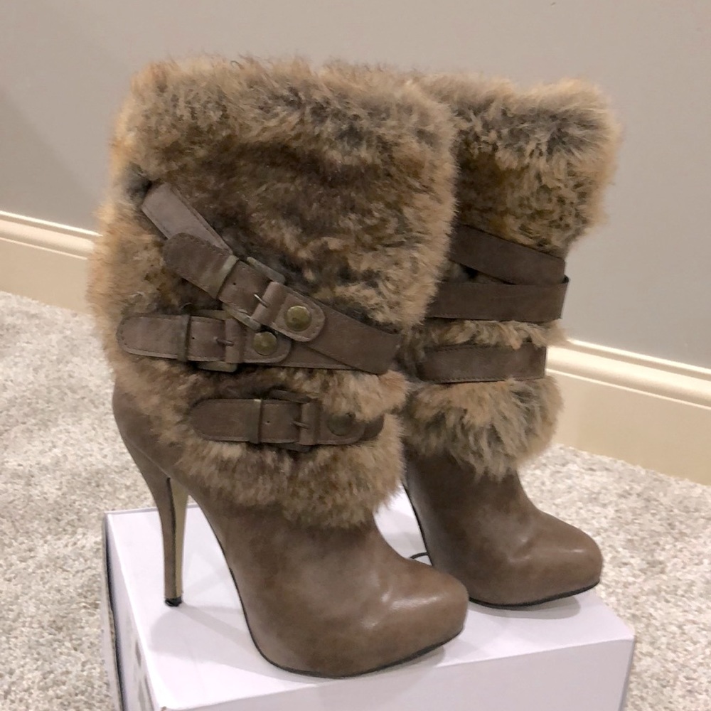 Aldo Faux Fur Boots